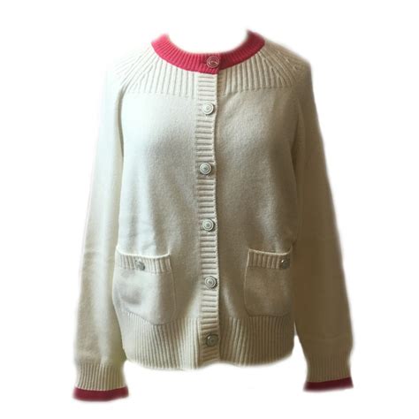 chanel beige cardigan|Chanel cardigans for women.